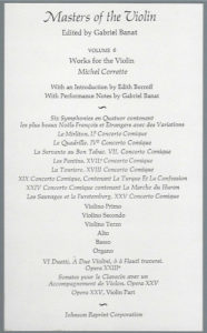 Banat, Gabriel - Masters of the Violin Volume 6 - Description of Contents